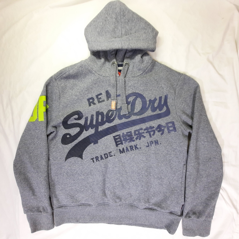 Superdry Vintage Logo 1st Hood Hoodie Sweatshirt Mens Size XL
